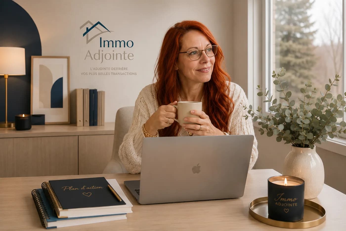 Guylaine Dufresne, adjointe immobilière virtuelle